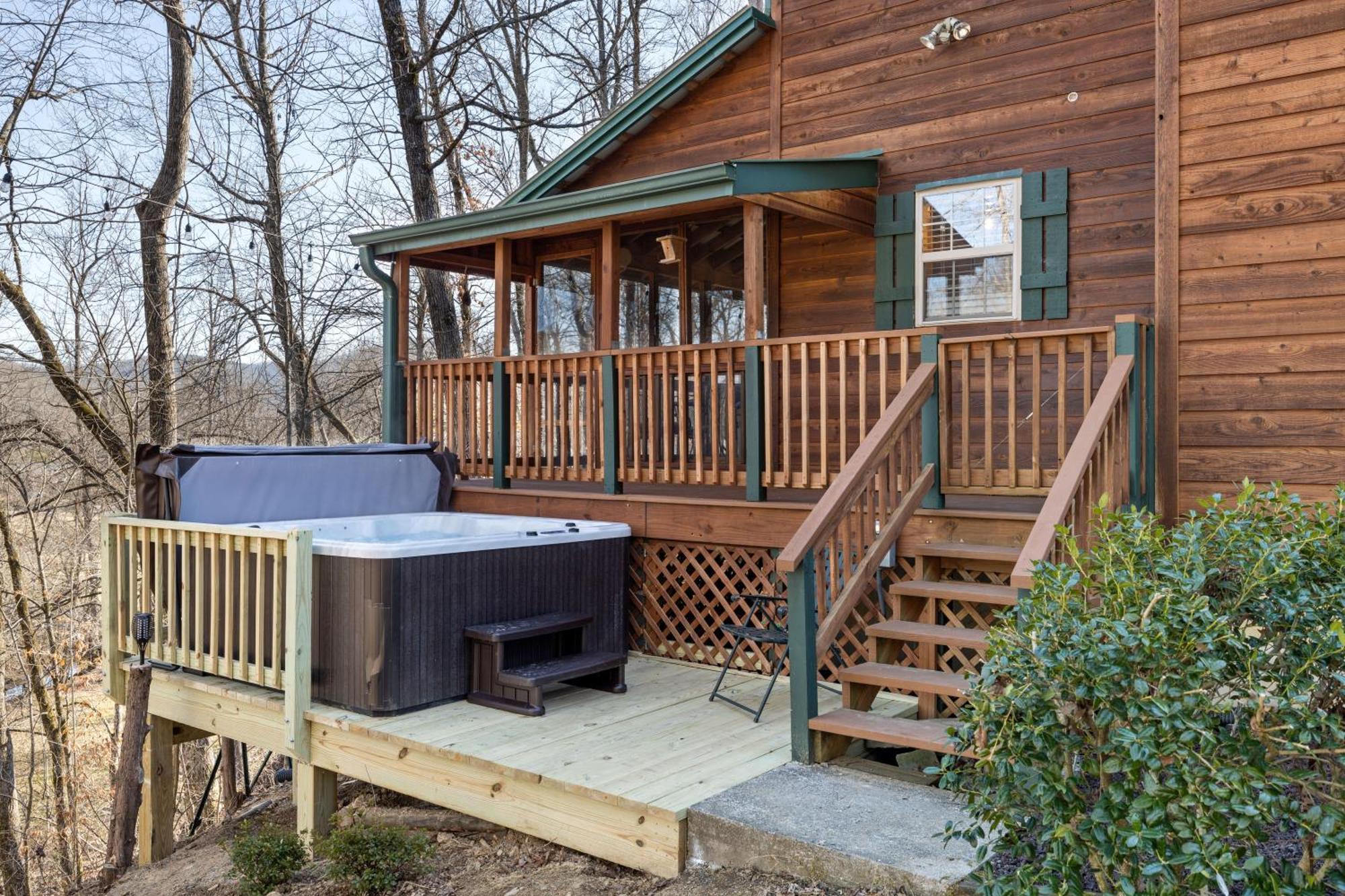 Creekside Cottage Is Peaceful Welcoming Dog Friendly Cabin With Amazing Views Of The Valley Sevierville Exterior photo